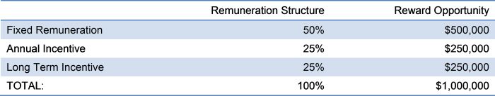 Remuneration Structure